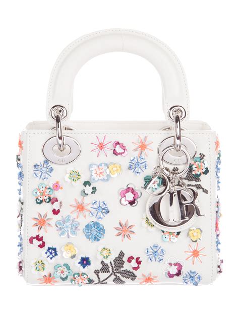 lady dior floral bag